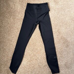 NoBull black sleek leggings 25”